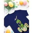 thumbnail image 3 of Tstars Boys Unisex Easter Holiday Shirts T Rex Bunny Egg Kids Happy Easter Party Shirts Humor Funny Easter Gifts for Boy Toddler Infant Kids T Shirt, 3 of 6