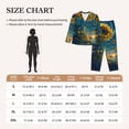 thumbnail image 4 of Sikiie Sunflower Castle Starry Sky Women's Long-Sleeve Shirt and Full-Length Bottom Pajama Set (s-xxl)-Small, 4 of 7