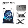 thumbnail image 4 of Pofeuu Pokemon Sac à Cordon 210D Résistant à l'Eau Design Pliable Compact Essentiels de Voyage Gym Yoga Léger Sac à Main-Moyen, 4 of 6