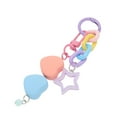 thumbnail image 5 of Unique Bargains 1 Pc Stylish Hearts Handbag Charm Bag Accessories Purple, 5 of 5