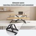 thumbnail image 7 of Demi Bonn 32 Inch Desk Converter - Height - Adjustable, Sit - to - Stand, Dual Monitor Workstation, Natural, 7 of 7