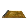 thumbnail image 2 of Ahgly Company Indoor Round Persian Yellow Traditional Area Rugs, 6' Round, 2 of 4