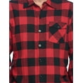 thumbnail image 5 of Ashford & Brooks Mens Flannel Button Down Plaid Long Sleeve Casual Shirt, 5 of 5