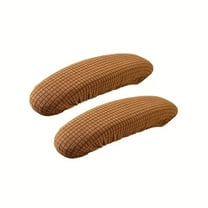 XmhyTop-A Armrest Covers - Office Chair Armrest Covers, Elastic Removable Arm Protectors & Chair Hand Rest Covers - 1 Pair,Brown