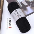thumbnail image 1 of Nvzi Hilo de terciopelo de 300 g para tejer a ganchillo, hilo de chenilla esponjoso de terciopelo para mantas, hilo de felpa suave y grueso para tejer a ganchillo, color negro, 1 of 4