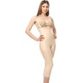 thumbnail image 4 of Isavela BS06 Stage 2 Body Suit With Suspenders Below Knee - 2XL - Beige, 4 of 5