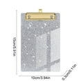 thumbnail image 3 of Daiosportswear A4 Glitter Acrylic Folder,5.9x3.9x0.8in office Clipboard,Plastic,Durable,Foldable,Pen Slot,Metal Clip,Student/office Use,Meeting Records,Writing Pad,Portable,Document Organizer, 3 of 6