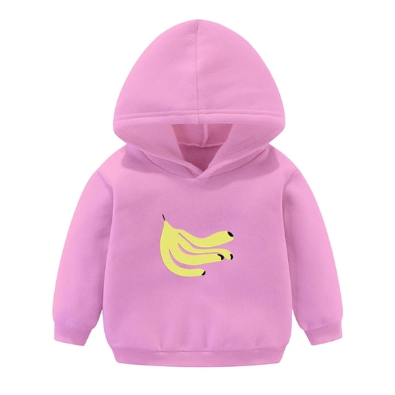 AOMPMSDX Toddler Boys Girls Pullover Sweatshirt Children Solid Plus Babies Hooded Color Top Girls Tops Kids Hoodies And Sweatshirts Yellow 130(4 Years-5 Years)