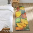 thumbnail image 3 of Yayeee Runner Rug for Bedroom 2'x6' Machine Washable Hallway Non Slip Mat, Retro Autumn Leaves, 3 of 8