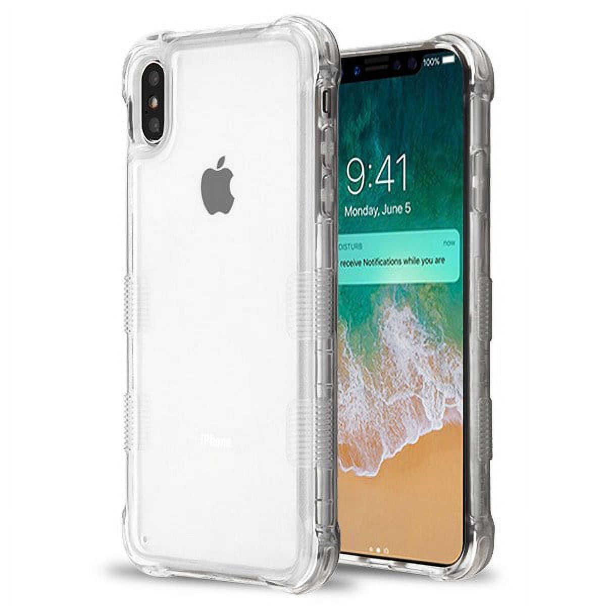 Apple iPhone Xs Max (6.5 Inch) - Phone Case Slim Thin Hybrid Candy Silicone Rubber Gel Soft Protective Case Cover Premium CLEAR Transparent Phone Case for Apple iPhone Xs Max