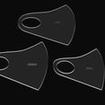 thumbnail image 5 of 1 Set Face Mask Acrylic Sewing Template Small Medium Large Sewing Craft Patterns Type A, 5 of 5