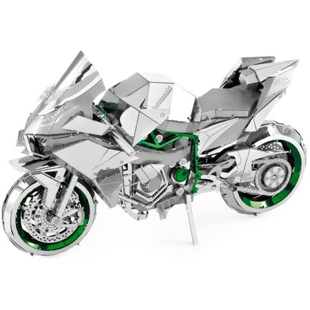 ICONX 3D Metal Model Kit, Kawasaki Ninja H2R (Best Kawasaki Ninja Model)