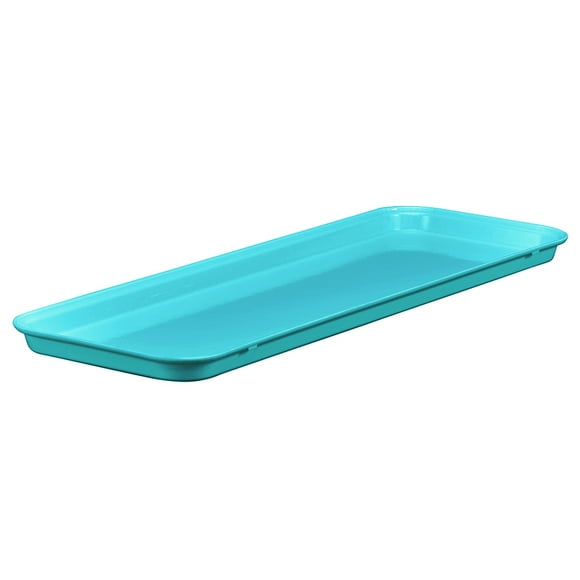 Cambro 826MT-140 Rectangular Market Display Tray - 8 1/4" x 25 1/2" x 3/4", Green- Case of 12