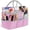Pink, variant on Craft and Art Tote - 600D Purple Nylon Fabric Art Sewing Organizer Bag with Pockets - for Craft, Scrapbooking, Medical, and Office Supplies Storage