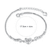 thumbnail image 2 of Pulsera Xtellar  Mujer Brazalete De Plata 925 Corazón Alas Ángel, 2 of 4