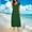 Army Green, variant on FDGIU 2025 Women's V-Neck Maxi Dress - Casual Short Sleeve Loose Fit Beach Sundress with Pockets, Jersey Knit A-Line Flowy Long Dress