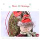 thumbnail image 5 of Advancent Bolsas con cordón de Navidad Regalos de Año Nuevo Almacenamiento de dulces Muñeca 3D Papá Noel Muñeco de nieve Elk Bolsillo Bolsa Kits de decoración para fiestas Papá Noel, 5 of 6