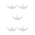 thumbnail image 3 of Shengyu 1/2/3/5 Boho Plush Toy Hammock Triangular Shape Hanging Stuffed Animal Storage Basket Tassels Space Saver Wall Net for As shown 5PCS, 3 of 6