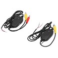 thumbnail image 1 of 2pcs Backup Camera Transmitter Rearview Receiver 2.4G Wireless DC12V Car Modification Replacement, 1 of 5