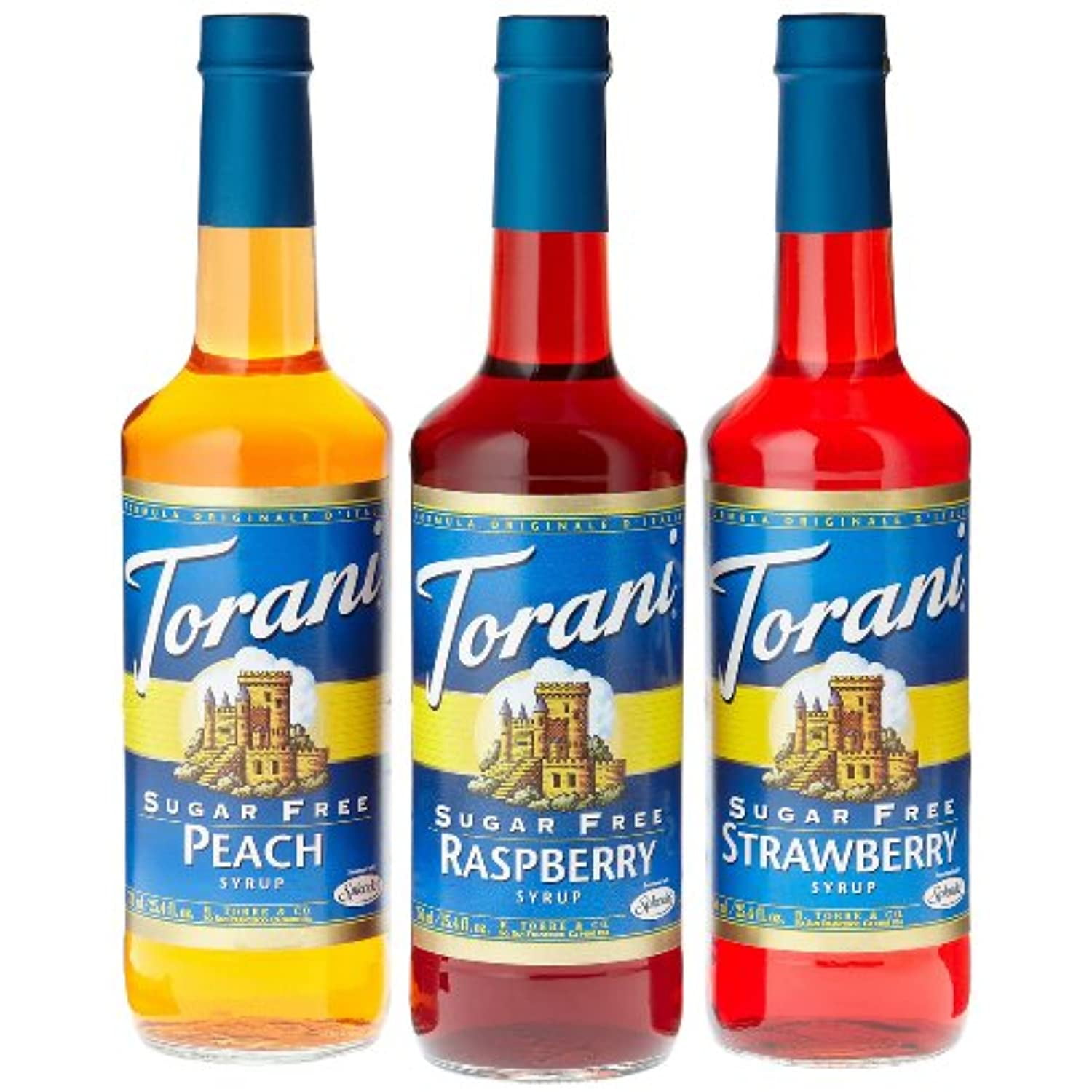 Torani Sugar Free Fruit Flavor Syrup Variety Pack Raspberry