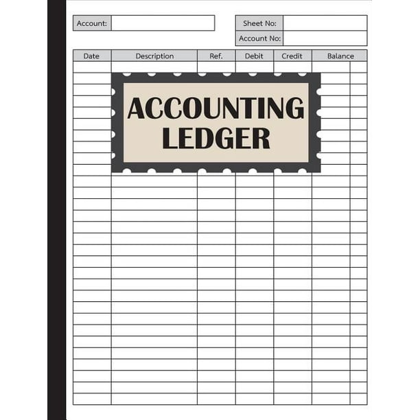 Accounting Ledger : An Accounting Notebook for Bookkeeping Record Book