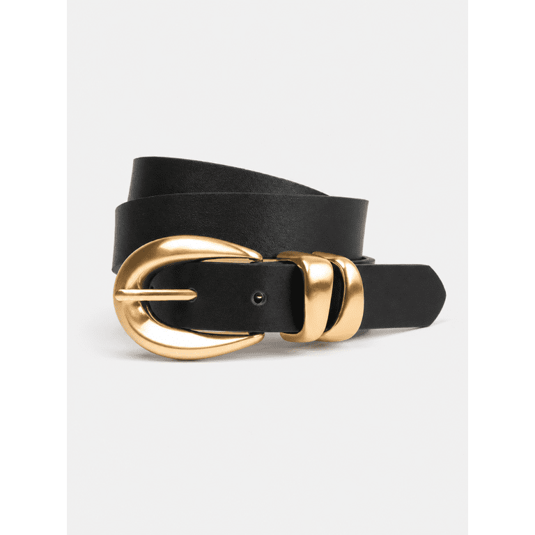 Scenario Women's Belt, Organic Loops Design, Faux Leather photo 2