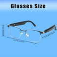 thumbnail image 6 of AI Smart Glasses with Real-time 164-Language Translation, GPT Chat System, Photochromic Lenses, Built-in Mic & Speaker for Music and Hands-free Calls, 6 of 16