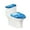 Dolphin, variant on HELLHERO Durable for Bathroom Accessories Elastic Edge Toilet Seat Cover Replacement Fits All Toilet Shapes Soft Washable