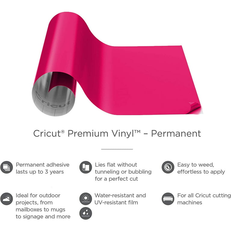 Cricut® Premium Frosted Vinyl, Opaque