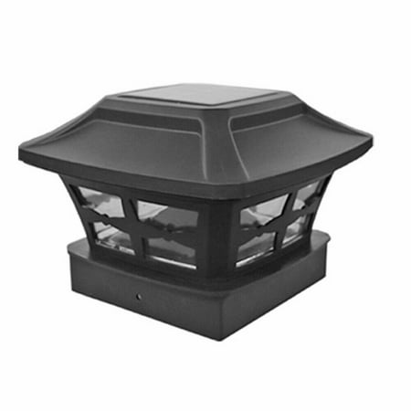 

Solar Powered LED Deck Post Light Garden Cap Pillar Square Fence Landscape Lamp