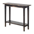 thumbnail image 3 of Duro Sofa Console Table with Open Shelf, Reclaimed Wood, Antique Black, 3 of 5