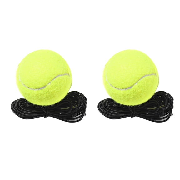 2pcs Tennis Training with String Single Practice Tennis for Tennis Trainer Single-Player Practice