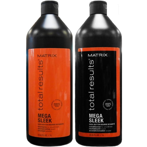 sofa katastrofe Vedrørende Matrix Total Results Mega Sleek Shampoo & Conditioner Liter Duo - 33.8 Oz.  - Walmart.com