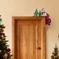 thumbnail image 6 of Christmas Door Decorations for Front Door Indoor Outdoor, Santa Claus Wooden Door Hanger, Xmas Wall Decor Holiday Home Office Party Supplies, 6 of 6