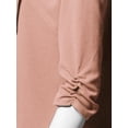 thumbnail image 4 of FashionOutfit Women's Stretch 3/4 Gathered Sleeve Open Blazer Jacket, 4 of 5