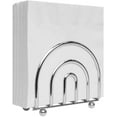 thumbnail image 1 of Blue Donuts Chrome Collection Napkin Holder - Classic Napkin Holders for Tables, Dining Table Napkin Holders for Kitchen, Kitchen Organization, Chrome, 1 of 6