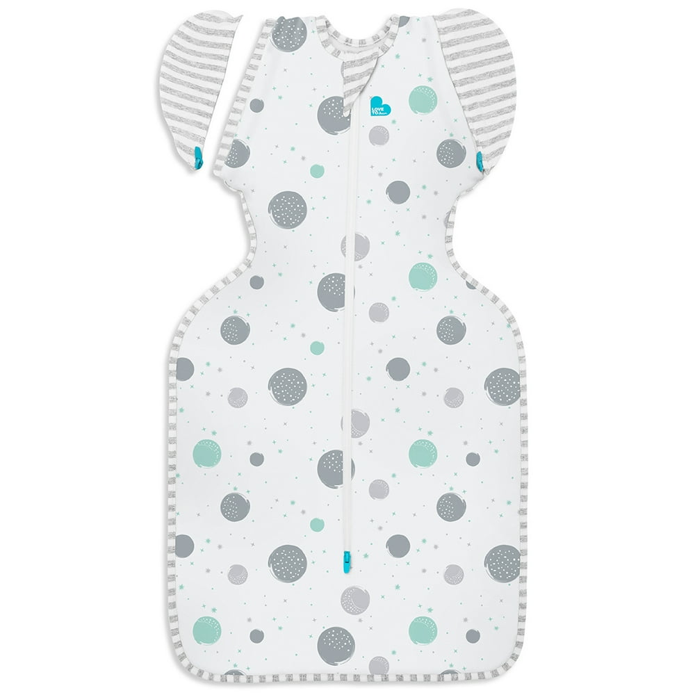 Love To Dream Swaddle UP Transition Bag Lite, White, Large, 1924 lbs., Patented ZipOff Wings