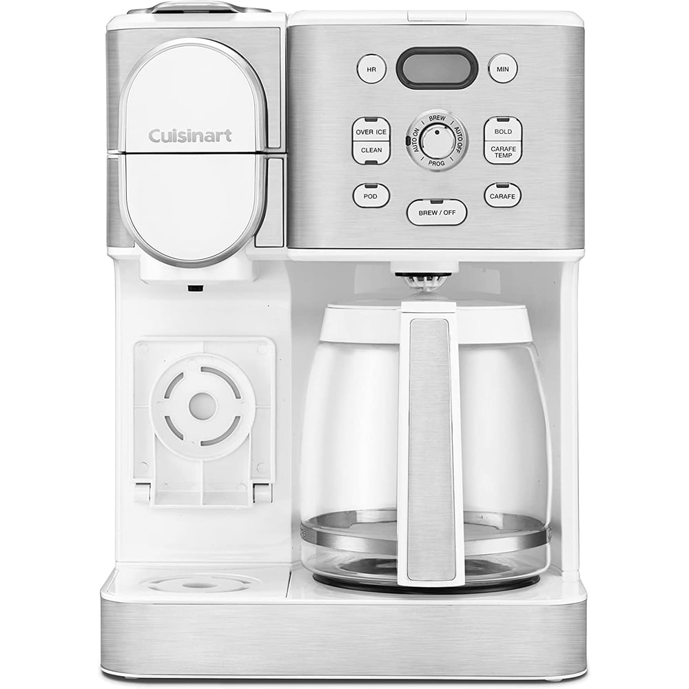 Cuisinart SS-15WFR 12 Cup K-Cup/Carafe Combo Coffeemaker White - Certified  Refurbished