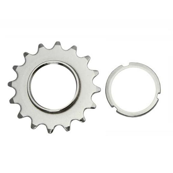 16T Track Fix Cog 1/8 Chrome. Bike cog, bicycle cog for track bike, fixies, fixed gear bikes