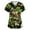A007-Navy, variant on St. Patrick's Day Scrub Tops Women Irish Shamrock Printed Short Sleeve Nurse Working Uniforms Stretchy V Neck Holiday Blouse T-Shirt