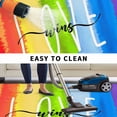 thumbnail image 5 of Rainbow Outdoor Rug for Patio/Deck/Porch, Non-Slip Large Area Rug 5 x 7 Ft, Cartoon Colorful Gradient Striped Funny Art Indoor Outdoor Rugs Washable Area Rugs, Reversible Camping Rug Carpet Runner, 5 of 8