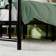 thumbnail image 5 of Sifurni Queen Size Metal Platform Bed Frame with Victorian Vintage Headboard, Black, 5 of 10