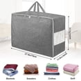 thumbnail image 3 of Bolsas de almacenamiento Besslly de 105 L, extra grandes, para ropa, paquete de 2, 3 of 6