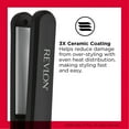 thumbnail image 3 of Revlon Perfect Heat 1" Ceramic Digital Flat Iron, Black, 3 of 7