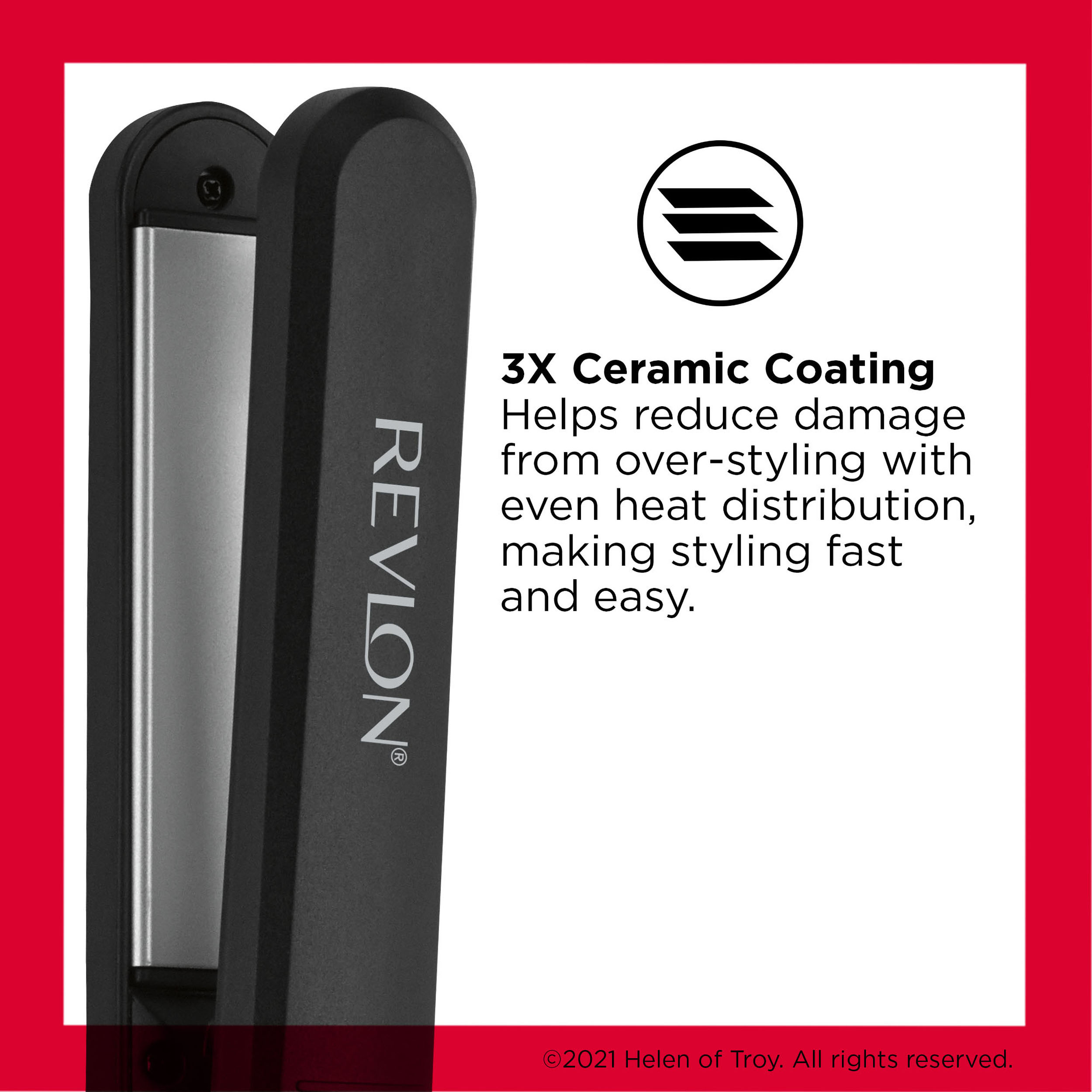 Revlon Perfect Heat 1" Ceramic Digital Flat Iron photo 2