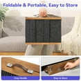 thumbnail image 5 of 2025 Upgraded Dog Ramp for Couch, Foldable Small Dog Ramp for Low Bed, 4 Adjustable Height from 13'' to 21", Portable Stable Pet Step with Non-Slip Pad, Pet Ramps Use for Couch Stairs, Walnut, 5 of 13