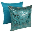 thumbnail image 4 of Blazing Needles Paisley Scaled Velvet Throw Pillow, 4 of 6