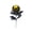 H, variant on Artificial Dahlia Flowers, 15 inch Gothic Dead Flowers with Long Stems, Silk Flowers for Wedding Decoration, Spooky Centerpieces, Brown