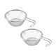 thumbnail image 4 of Mesh Strainer Kitchen Colander Set For Cooking Equipment 16.5x12.2cm Straining 2Pcs, 4 of 4