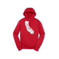 thumbnail image 1 of Gravity Trends Cali Hooded Pullover - Logo Blanc - Rouge Vif - 2TG, 1 of 1